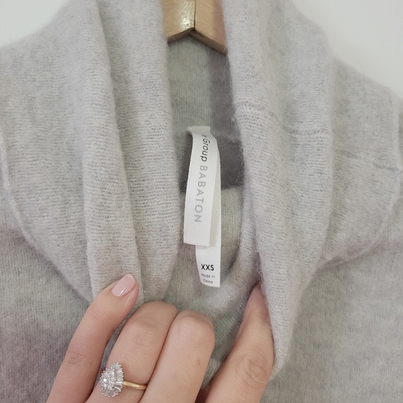 ARITZIA BABATON | Gray Wool Turtleneck Sweater XXS - Picture 8 of 8